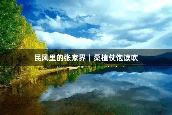 民风里的张家界｜桑植仗饱读吹